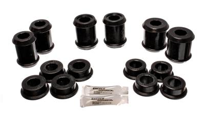 Energy Suspension - Energy Suspension 3.3177G Control Arm Bushing Set Rear Polyurethane Black