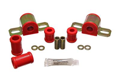 Energy Suspension - Energy Suspension 3.5106R Sway Bar Bushing Set Rear Polyurethane Red