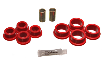 Energy Suspension - Energy Suspension 3.7108R Rear Strut Rod Bushing Set Polyurethane Red