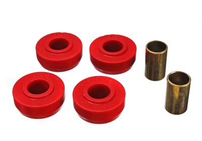 Energy Suspension - Energy Suspension 3.7105R Strut Rod Bushing Set Polyurethane Red