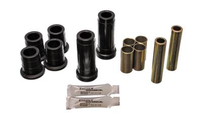 Energy Suspension - Energy Suspension 4.3111G Front Control Arm Bushing Set Black for Ford