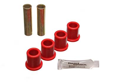 Energy Suspension - Energy Suspension 4.2137R Leaf Spring Bushing Set Polyurethane Red