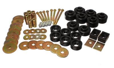 Energy Suspension - Energy Suspension 4.4115G Polyurethane Body Mount Set for Ford