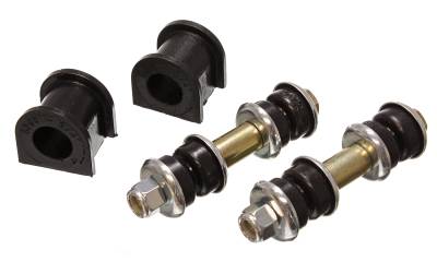 Energy Suspension - Energy Suspension 4.5139G Sway Bar Bushing Set Front Polyurethane Black