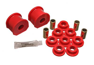 Energy Suspension - Energy Suspension 4.5118R Sway Bar Bushing Set Front/Rear Polyurethane Red
