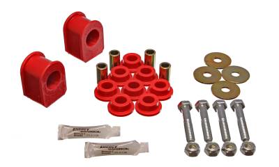 Energy Suspension - Energy Suspension 4.5187R Rear Sway Bar Bushing Set Red for 99-04 Ford F250