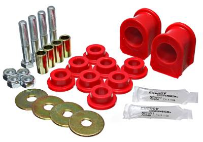 Energy Suspension - Energy Suspension 4.5191R Sway Bar Bushing Set Rear Polyurethane Red
