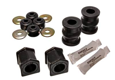 Energy Suspension - Energy Suspension 5.5136G Sway Bar Bushing Set Front Polyurethane Black