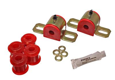 Energy Suspension - Energy Suspension 5.5148R Sway Bar Bushing Set Rear Polyurethane Red