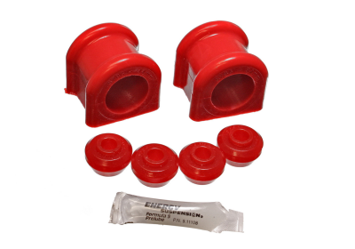 Energy Suspension - Energy Suspension 5.5159R Sway Bar Bushing Set Front Polyurethane Red