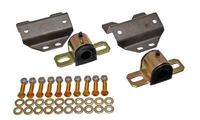 Energy Suspension - Energy Suspension 5.5134G Sway Bar Bushing Set Front Polyurethane Black