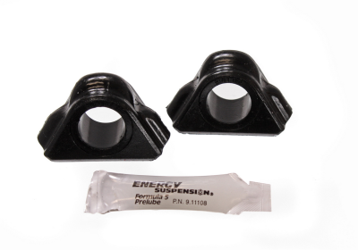 Energy Suspension - Energy Suspension 5.5129G Front Sway Bar Bushing Set Polyurethane Black