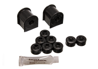 Energy Suspension - Energy Suspension 7.5122G Sway Bar Bushing Set Rear Polyurethane Black