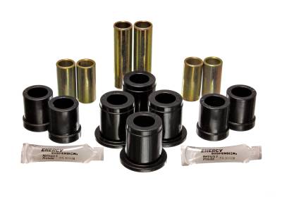 Energy Suspension - Energy Suspension 7.3101G Front Control Arm Bushing Set Black for 80-86 720