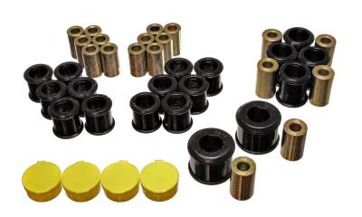 Energy Suspension - Energy Suspension 7.3116G Rear Polyurethane Control Arm Bushing Set Black