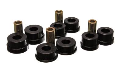 Energy Suspension - Energy Suspension 7.4103G Sub-Frame Bushing Set Rear Polyurethane Black