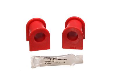 Energy Suspension - Energy Suspension 8.5110R Sway Bar Bushing Set Front Polyurethane Red