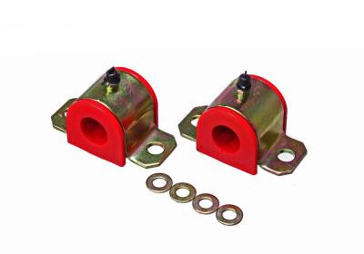 Energy Suspension - Energy Suspension 8.5122R Sway Bar Bushing Set Rear Polyurethane Red