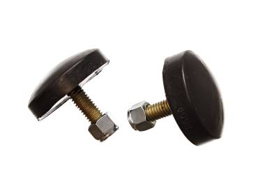 Energy Suspension - Energy Suspension 9.9102G Black Front Polyurethane Control Arm Bump Stop Set