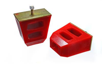 Energy Suspension - Energy Suspension 9.9104R Universal Bump Stop Polyurethane Red