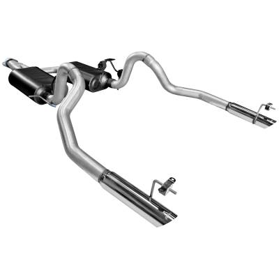 Flowmaster - Flowmaster 17275 Force II Cat-Back Exhaust System Alu. 99-04 Mustang LX 3.8L