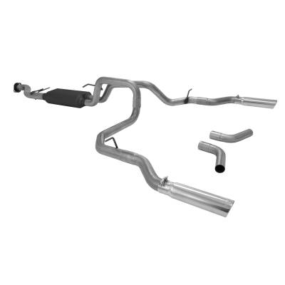 Flowmaster - Flowmaster 17435 American Thunder Cat-Back Exhaust Alu. 99-07 Silv/Sra 1500