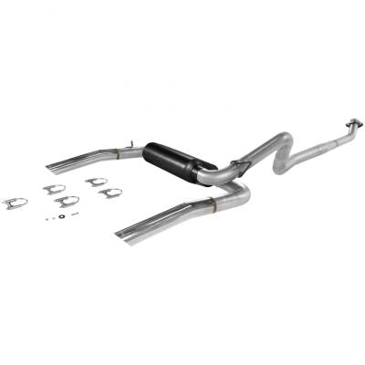 Flowmaster - Flowmaster 17234 2.5" American Cat-Back Exhaust Alu. for 86-91 Camaro/Firebird