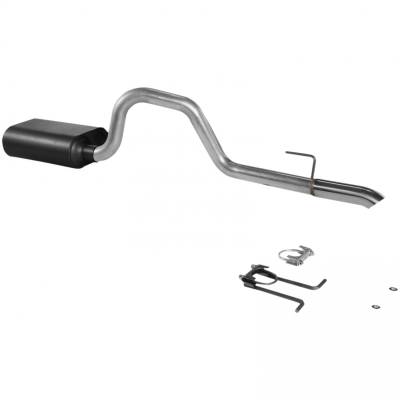 Flowmaster - Flowmaster 17272 Force II Cat-Back Exhaust Alu. for 91-95 Jeep Wrangler YJ 4.0L