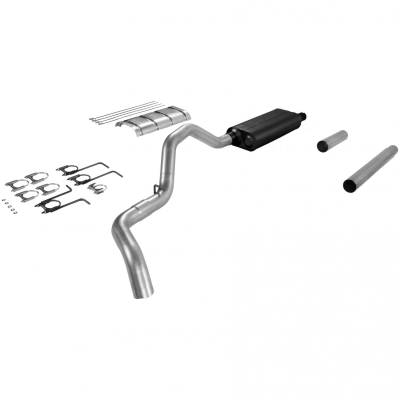 Flowmaster - Flowmaster 17198 2.5" Force II Cat-Back Exhaust Alu. 87-93 Ford F250/350 7.5L