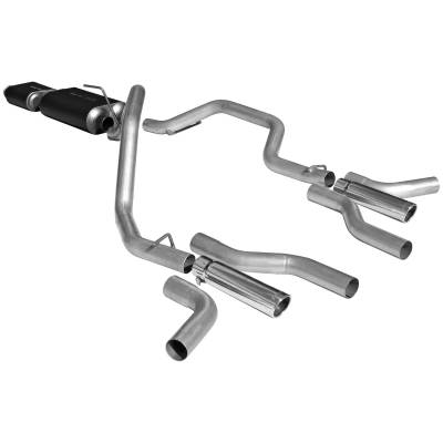 Flowmaster - Flowmaster 17425 American Thunder Catback Exhaust for 00-06 Toyota Tundra 4.7