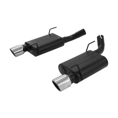 Flowmaster - Flowmaster 817460 American Thunder Axle-Back Stainless Exhaust 05-10 Mustang