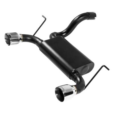 Flowmaster - Flowmaster 817841 Force II Axle-Back Exhaust System for 18-26 Wrangler JL 2/4DR