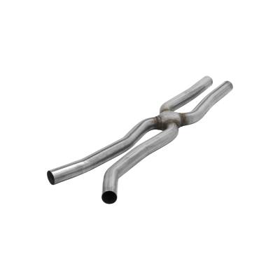 Flowmaster - Flowmaster 81107 Scavenger X-Pipe w/o Resonator Kit for 15-17 Mustang Coupes 3.7