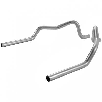 Flowmaster - Flowmaster 815801 Prebent Tailpipe 2.5" RR Exit for 67-81 Camaro/Firebird/Nova