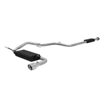 Flowmaster - Flowmaster 817552 Force II Cat-Back Exhaust System Stainless for 12-18 Focus 2.0