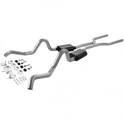 Flowmaster - Flowmaster 817202 American Thunder Header-Back Exhaust System Stainless for GM