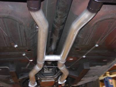 Flowmaster - Flowmaster 817281 SS American Thunder Header-Back Exhaust 67-70 Mustang V8