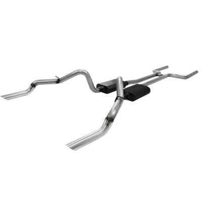 Flowmaster - Flowmaster 817139 2.5" American Thunder Head-Back Exhaust for 69 Camaro/Firebird