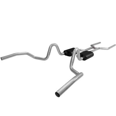 Flowmaster - Flowmaster 817409 2.5" SS American Header-Back Exhaust 68-72 GM A-Bodies V8