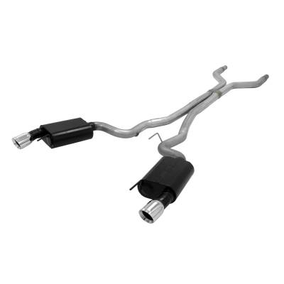 Flowmaster - Flowmaster 817730 3" SS American Thunder Cat-back Exhaust 15-17 Mustang GT 5.0L