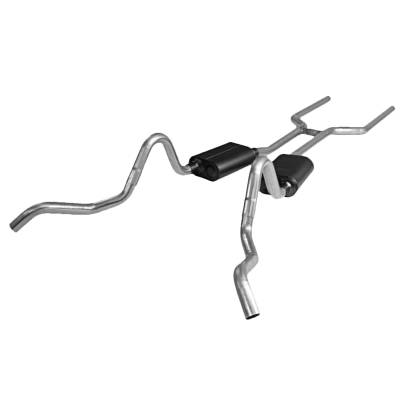 Flowmaster - Flowmaster 817412 2.5" SS American Header-Back Exhaust 64-68 GM A-Body V8