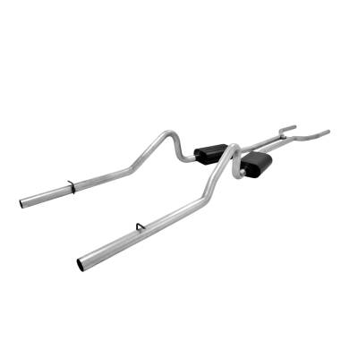 Flowmaster - Flowmaster 817390 2.5" SS American Thunder Header-Back Exhaust 68-70 B-bodies V8