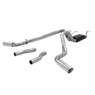 Flowmaster - Flowmaster 817701 SS Force II Cat-Back Exhaust System 14-16 F250/350 SD 6.2L