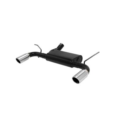 Flowmaster - Flowmaster 817729 SS Force II Kit Axle-Back Exhaust for 12-18 Wrangler JK 3.6L