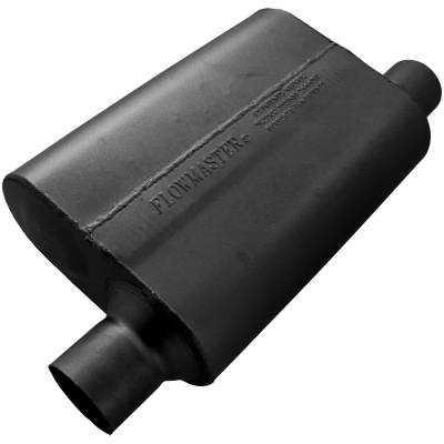 Flowmaster - Flowmaster 942544 40 Series Delta Flow Muffler Offset/Same Side Aluminized