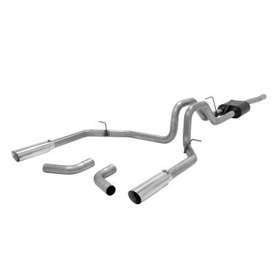 Flowmaster - Flowmaster 817663 SS American Thunder Cat-Back Exhaust 98-03 Ford F150 4.6/5.4L
