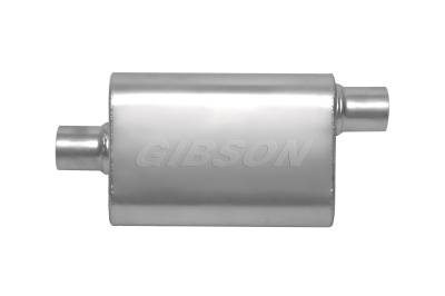 Gibson Performance Exhaust - Gibson 55121S Stainless Performance Muffler CFT Superflow Center/Offset Oval