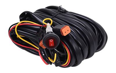 KC Hilites - KC HiLiTES 63091 Lamp Wiring Harness Backup 2-Light DT Connector