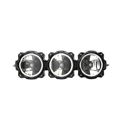 KC Hilites - KC HiLiTES 91318 20" Gravity LED Pro6 3-Light Bar Combo system Universal