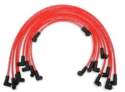 Mallory - Mallory 604 Pro Spark Plug Wire SBC Skt. Cap Over VC Set for 1900 Car Chevy SB